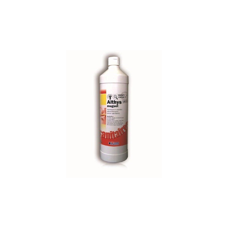 ALTHYS MUGUET - Bidon 1L - Nettoyant alcalin dsinfectant pour sanitaire