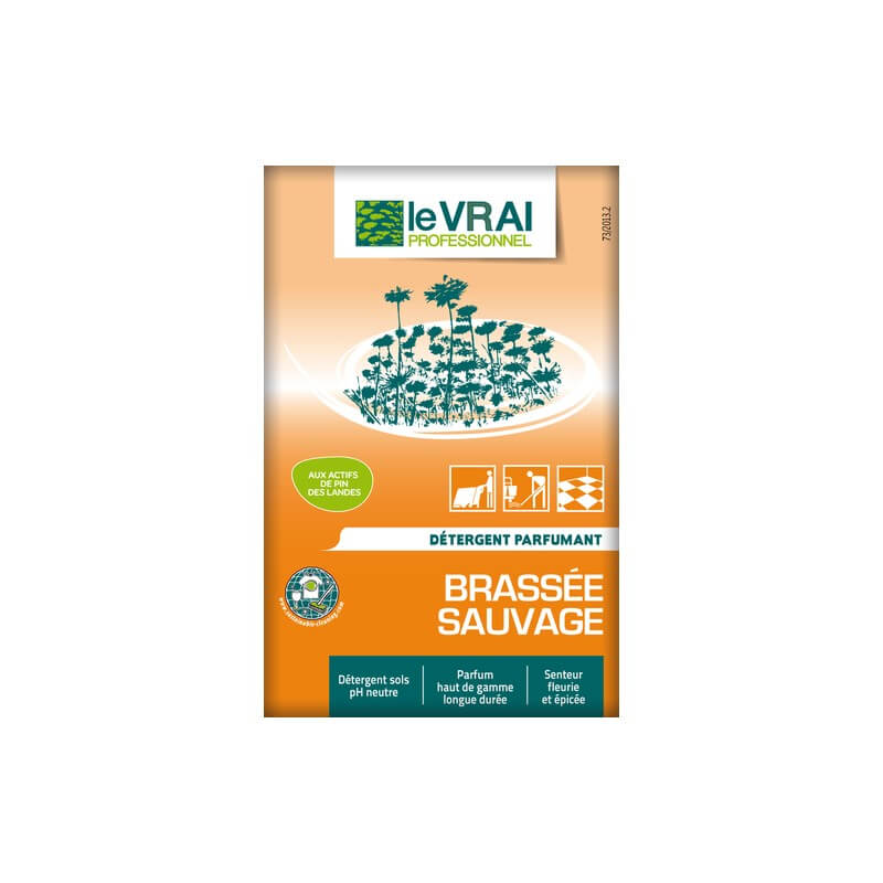 Detergent Parfumant BRASSEE SAUVAGE - 125 doses (16ml)  - Nettoyant longue dure