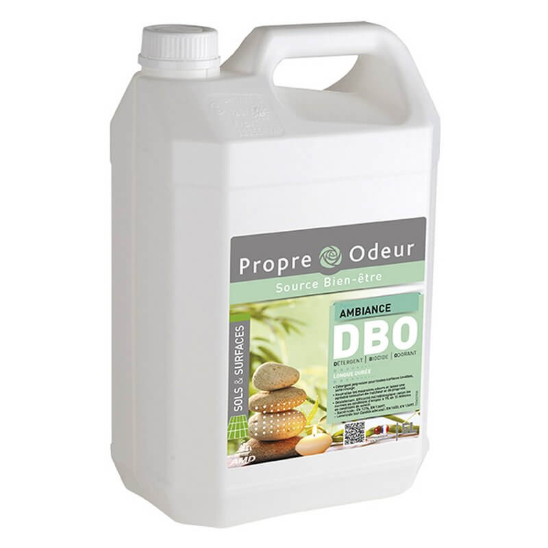 DBO Ambiance - Bidon 5 L - Dtergent neutre biocide odorant toutes surfaces