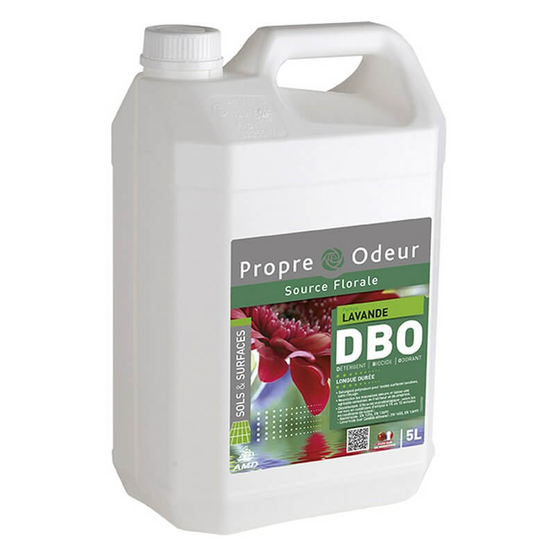 DBO Lavande - Bidon 5 L - Dtergent neutre biocide odorant toutes surfaces