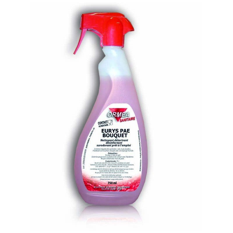 EURYS BOUQUET PAE - Pulv.750ML - Dtartrant dsinfectant surodorant - ORMEA