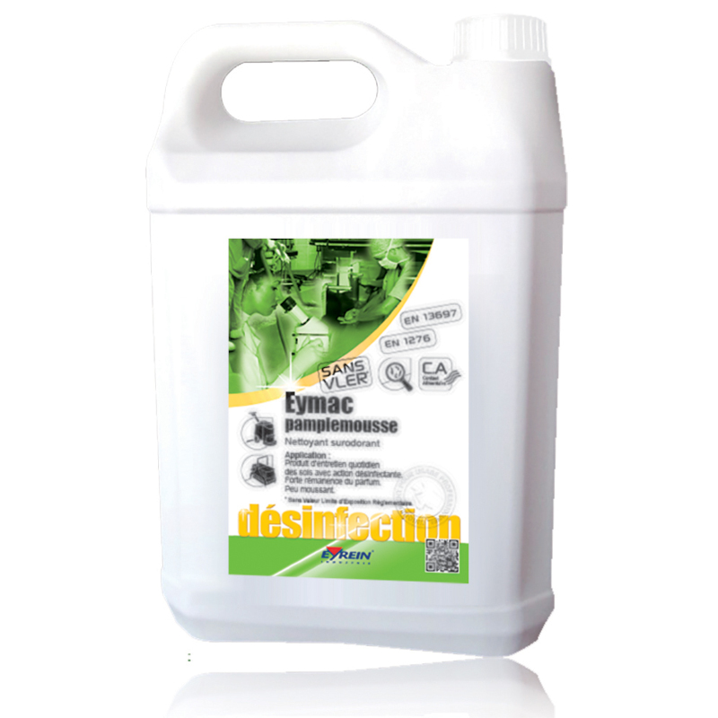 EYMAC PAMPLEMOUSSE - Bidon 5 L - Nettoyant surodorant entretien et dsinfectant