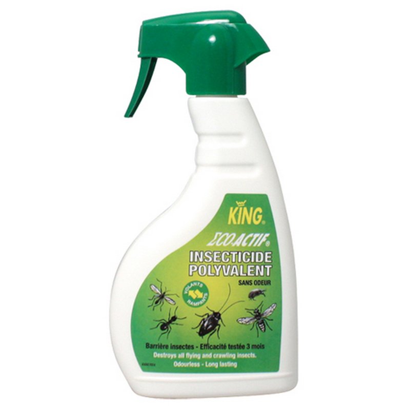 INSECTICIDE POLYVALENT KING - Pulv.500ml - Insectes volants et rampant - A02111