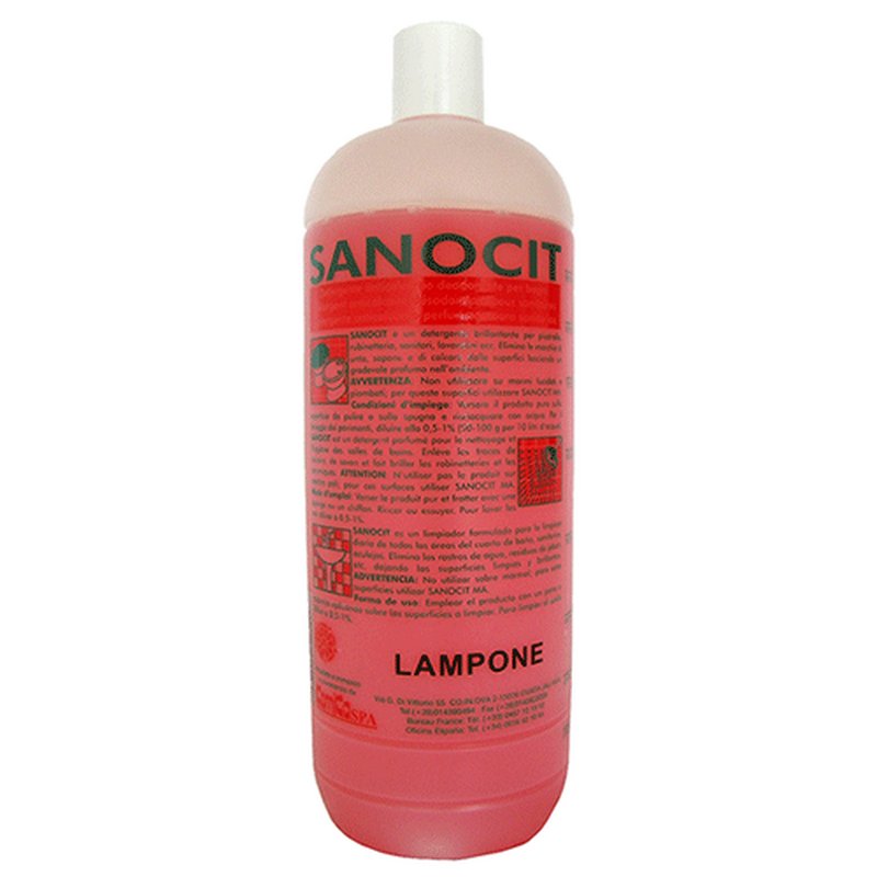 SANOCIT LAMPONE - Bidon 1 L - Dtergent anti calcaire dsodorisant sanitaires