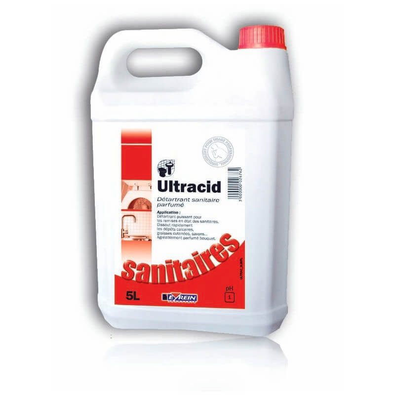ULTRACID - Bidon 5 L - Puissant dtergent dtartrant remise en tat sanitaires