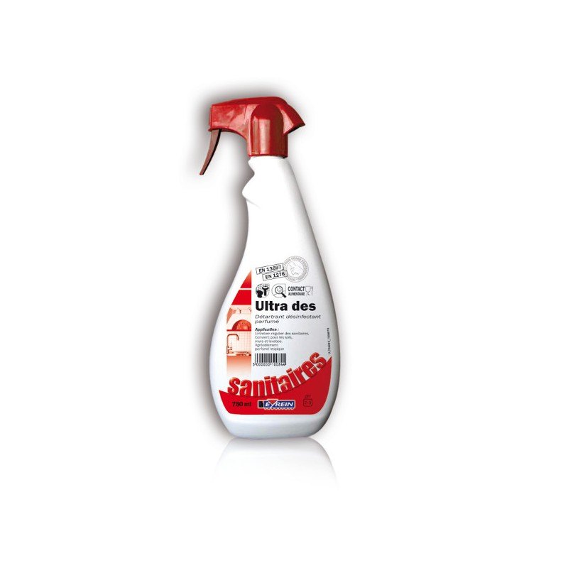 ULTRA DES SPRAY - Pulv.750ml - Dtergent dtartrant dsinfectant parfum