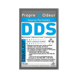 DDS COQUELICOT - 250 doses - Détergent Désinfectant Désodorisant sans rincage