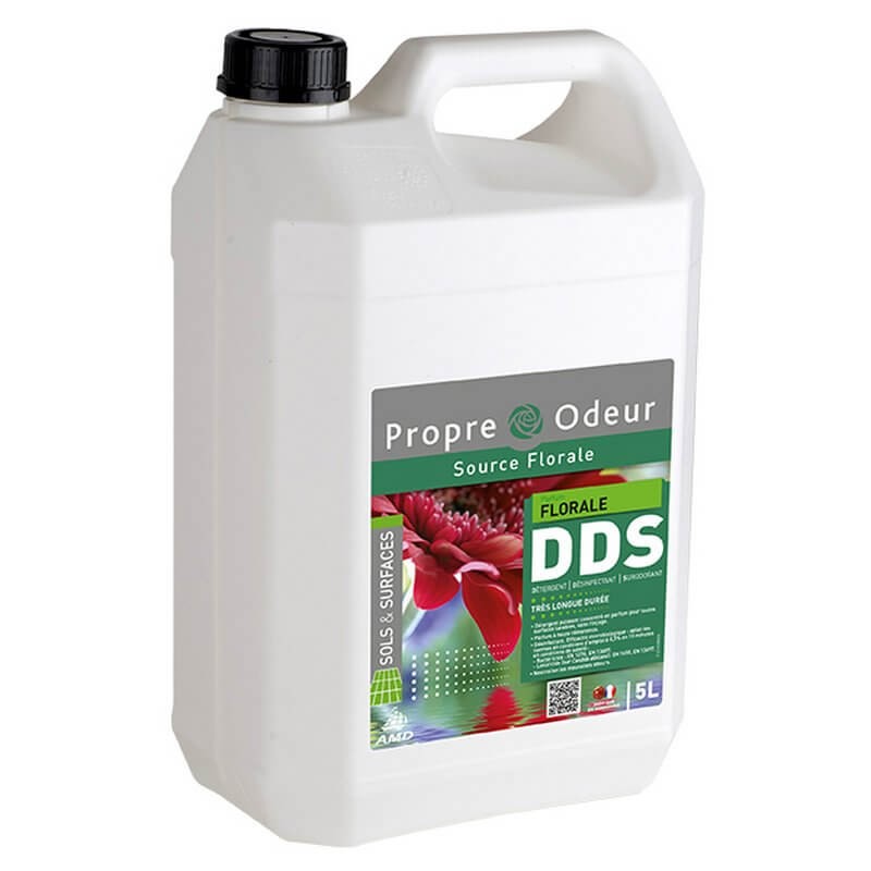 DDS EXEOL  Floral - Bidon 5 L - Détergent Désinfectant Surodorant sans rinçage