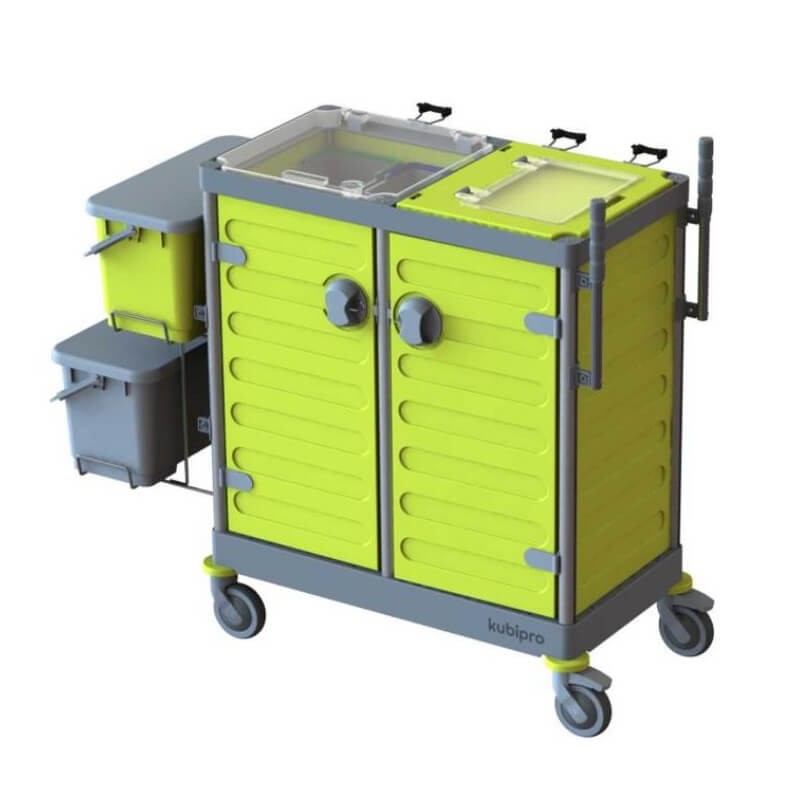 CHARIOT KUBI 2.1 PRO - Chariot pre imprégnation delta 4 roues directrices