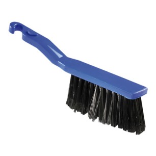 BALAYETTE VINYL 5 RANGS PVC NOIR AVEC MANCHE COURT