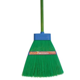 BALAI VERDEMEC AVEC MANCHE + Manche en métal laqué avec capuchon pour suspendre