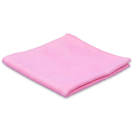 CHIFFONS MICROFIBRE TRICOT LUXE 40x40 ROSE - Absorptions, essuyages, lustrages