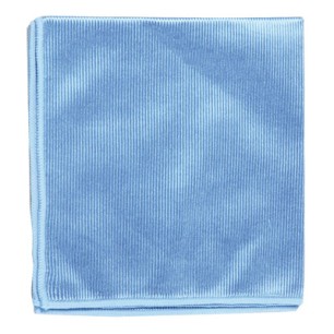 CHIFFONS MICROFIBRE TOP VITRE 40x40 BLEU