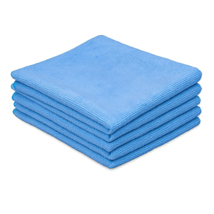 CHIFFONS MICROFIBRE TRICOT LUXE 40x40 BLEU - Sachet de 5
