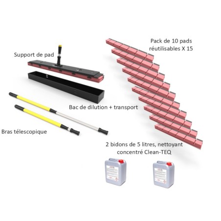 KIT NETTOYAGE ESCALATOR ESCATEQ COMPLET - Type W - 60cm