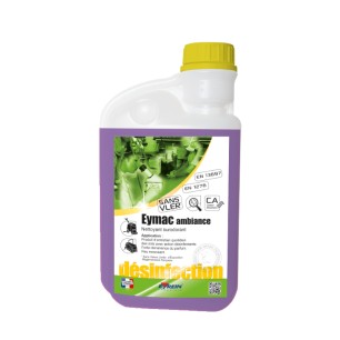 EYMAC AMBIANCE - Bidon doseur 1 L - Nettoyant surodorant entretien et désinfecte