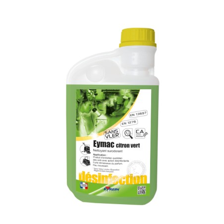 EYMAC CITRON VERT - Bidon doseur 1 L - Nettoyant surodorant entretien