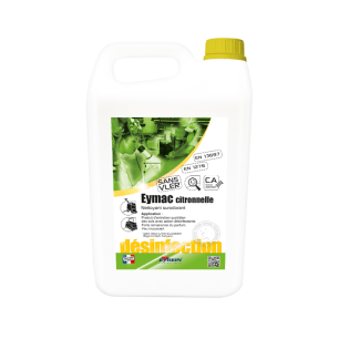 EYMAC CITRONNELLE - Bidon 5 L - Nettoyant surodorant entretien et désinfectant