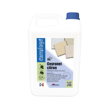 CEYRANET CITRON - Bidon 5 L - Détergent neutre pour sols durs