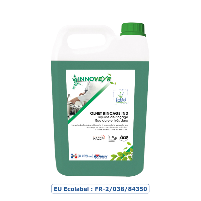 OLNET RINCAGE IND - Bidon 5 L - Liquide industriel de rinçage, eau très dure
