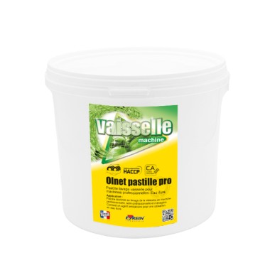 OLNET PASTILLE PRO Seau 10 Kg - Pastilles lavage vaisselle machines pro