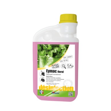 EYMAC FLORAL - Bidon doseur 1 L - Nettoyant surodorant entretien et désinfectant