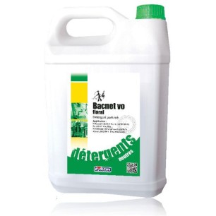 BACNET VO FLORAL - Bidon 5 L - Détergent parfumé locaux containers