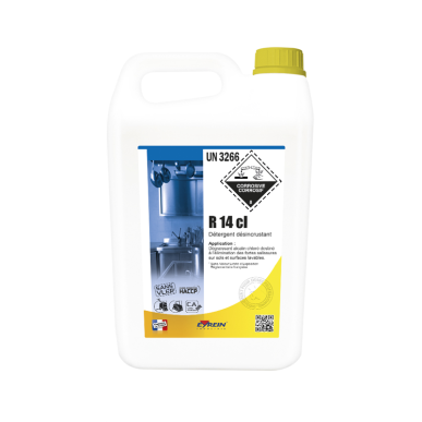 R 14 CL - Bidon 5 KG - Détergent désincrustant fortes salissures sols et surface
