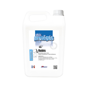 RUBIS - Bidon 5L - Emulsion métallisée de protection sols lavable : vinyl, lino