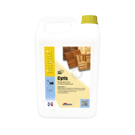 CYRIS - Bidon 5 L - Emulsion protection des parquets bois et thermoplastiques