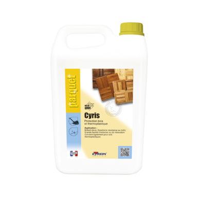 CYRIS - Bidon 5 L - Emulsion protection des parquets bois et thermoplastiques