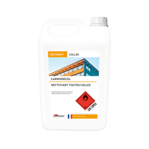 CARMODECOL - Bidon 5L - Décapant toutes colles sur moquette, carrellage, lino..