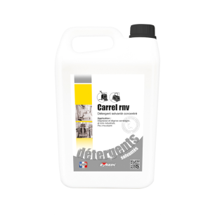 CARREL RNV - Bidon 5 L - Détergent nettoyant sols industriels et hypermarchés