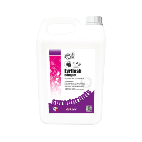 EYRFLASH BOUQUET - Bidon 5 L - Désodorisant mauvaises odeurs persistantes