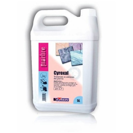 CYROXAL - Bidon 5 L - Traitement entretien pierres, marbres, grès, carrelages