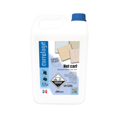 NET CARL - Bidon 5 KG - Détergent nettoyant alcalin sols durs
