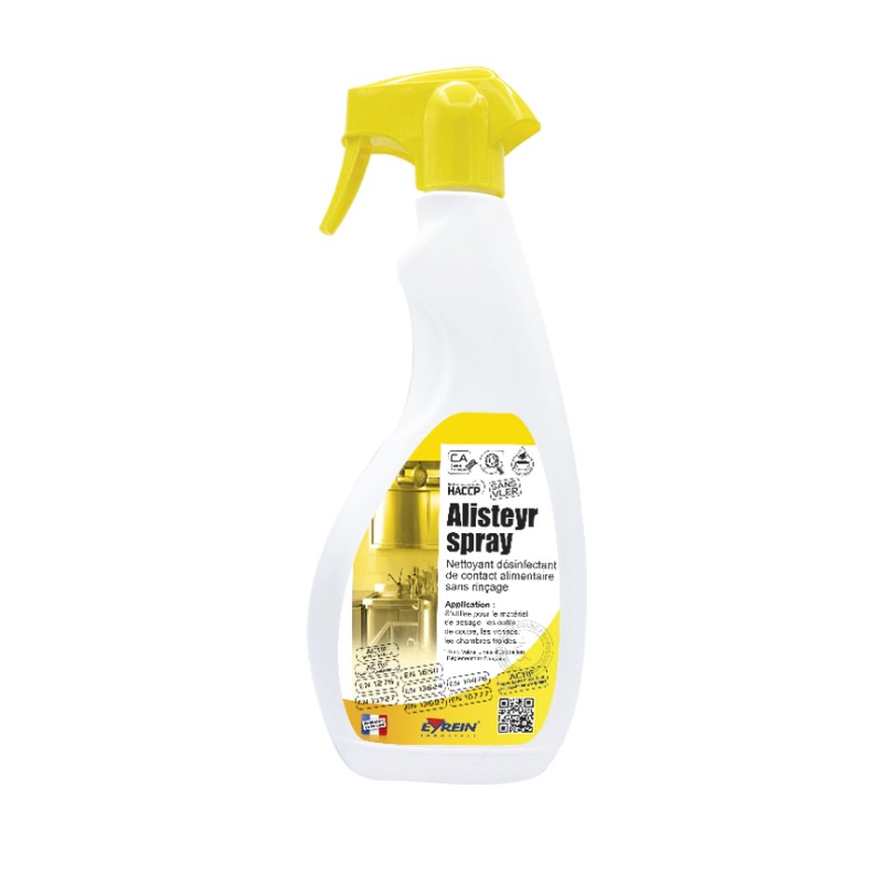 ALISTEYR SPRAY - Pulvé.750 ML - Désinfectant de contact alimentaire sans rinçage