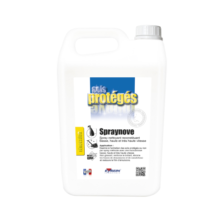 SPRAYNOVE - Bidon 5 L - Spray nettoyant reconstituant basse à très haute vitesse