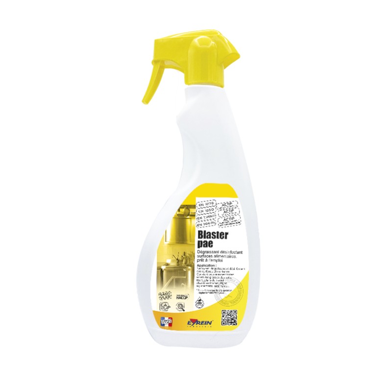BLASTER PAE Pulvé 750 ML - Nettoyant dégraissant désinfectant surf. alimentaire
