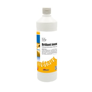 BRILLANT INOX - Bidon 1L - Nettoyant rénovateur des surfaces inox
