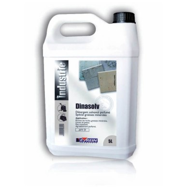 DINASOLV - Bidon 5 L - Détergent solvanté parfumé. Spécial graisses minérales