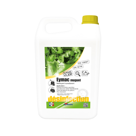 EYMAC MUGUET - Bidon 5 L - Nettoyant surodorant entretien et désinfectant
