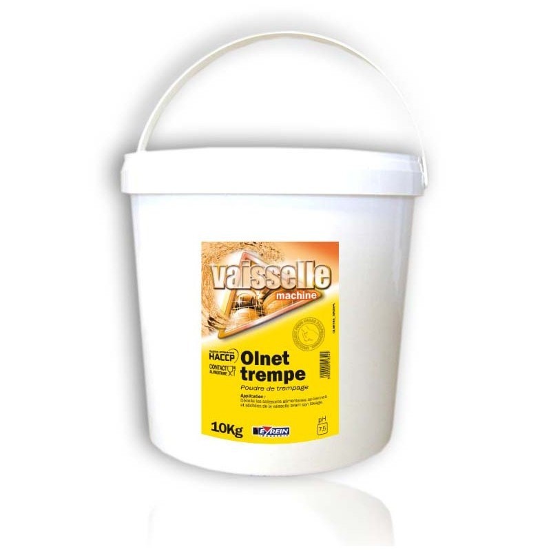 OLNET TREMPE - Seau 10 Kg - Poudre trempage vaisselle spécial salissure ancienne