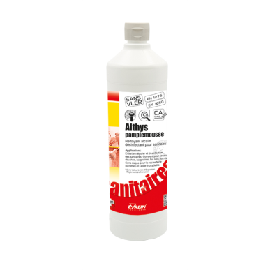 ALTHYS PAMPLEMOUSSE - Bidon 1L - Nettoyant alcalin désinfectant pour sanitaire