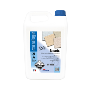 AMARIS - Bidon 5L - Détergent dégraissant sols durs