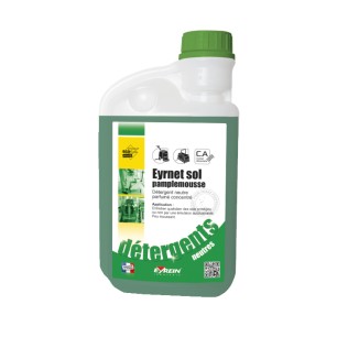 EYRNET SOL PAMPLEMOUSSE - Bidon doseur 1L - Détergent neutre entretien sols