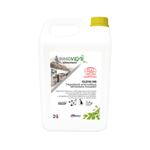 OLZYM MS - Bidon 5 L - Dégraissant enzymatique de nettoyage alimentaire