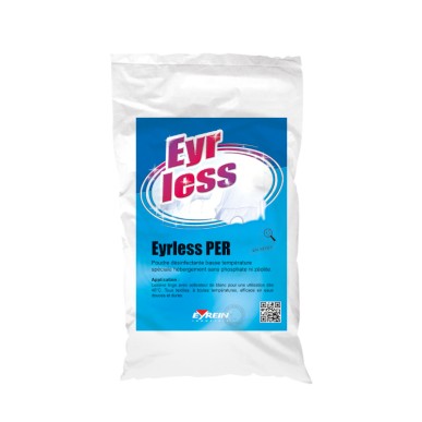 EYRLESS PER - Sac 15 KG - Lessive en poudre professionnelle desinfectante
