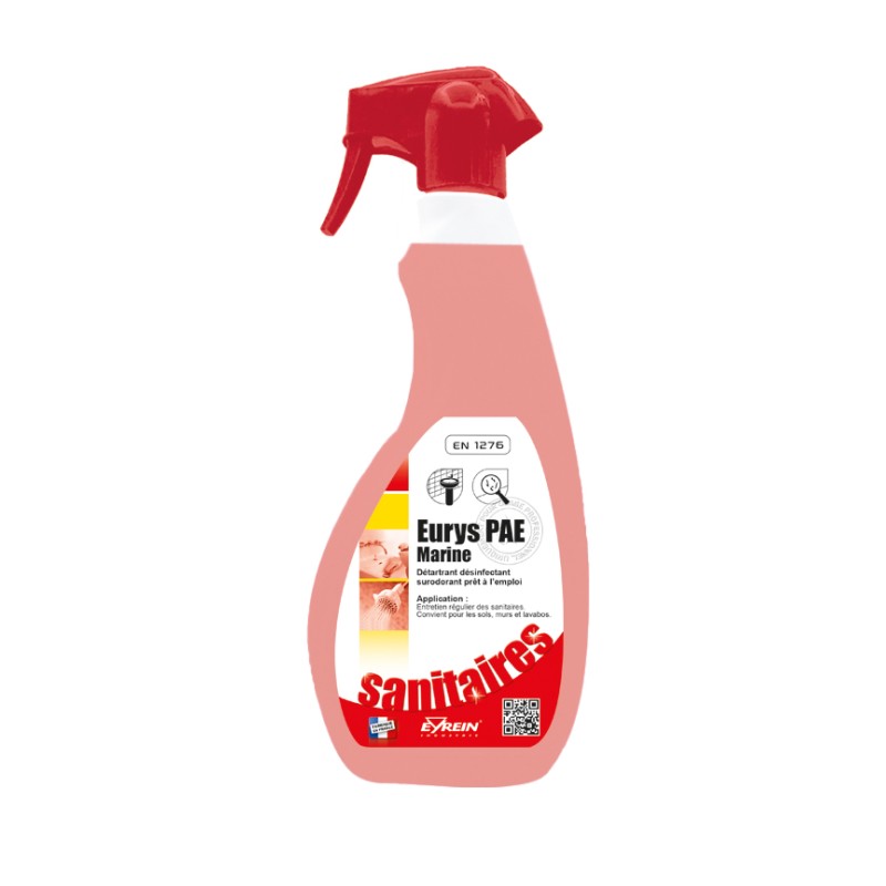 EURYS MARINE PAE - Pulvé.750ML - Détartrant désinfectant surodorant