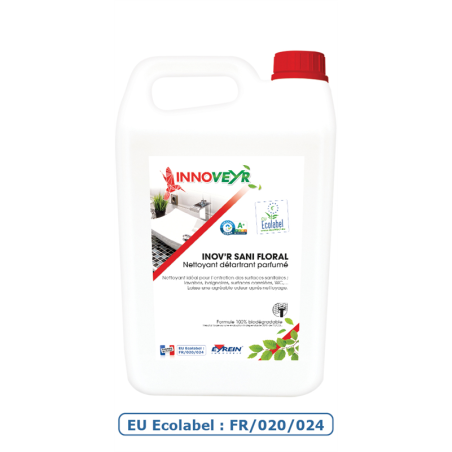 INOV'R SANI FLORAL CONCENTRE - Bidon 5 L - ECOLABEL